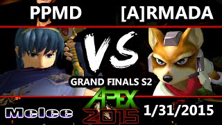 Apex 2015 - Armada (Fox) Vs. PPMD (Marth, Falco) - Grand Finals - SSBM