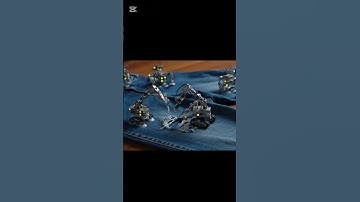 AI Sewing Factory: Tiny Machines in Action! 🪡⚙️ | Tiny Machines Sewing Pants 👖🤖 | AI Generated #ai