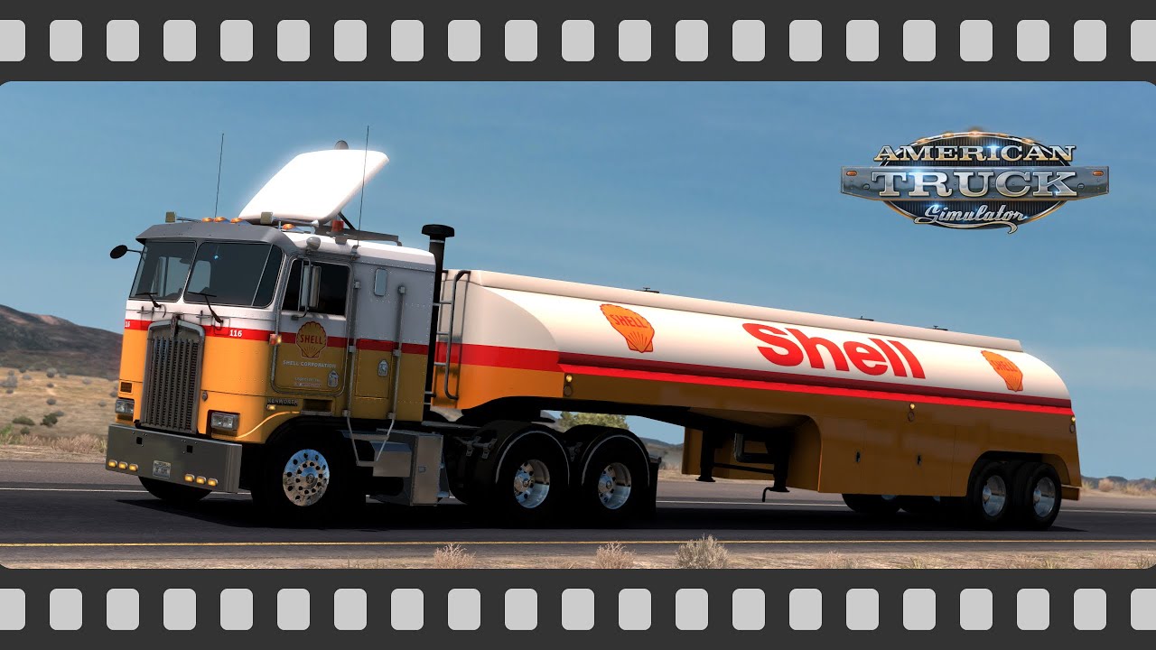 アメリカントラック ATS] 717 Shell in the U.S. / Kenworth K100 - 50's Fruehauf