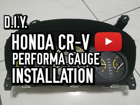 How to Replace Honda CRV Gauge