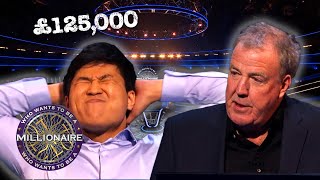 Man Who Stumbled On First Question Reaches £125,000! | Who Wants To Be A Millionaire?