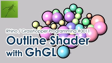 Outline Shader with Grasshopper GhGL