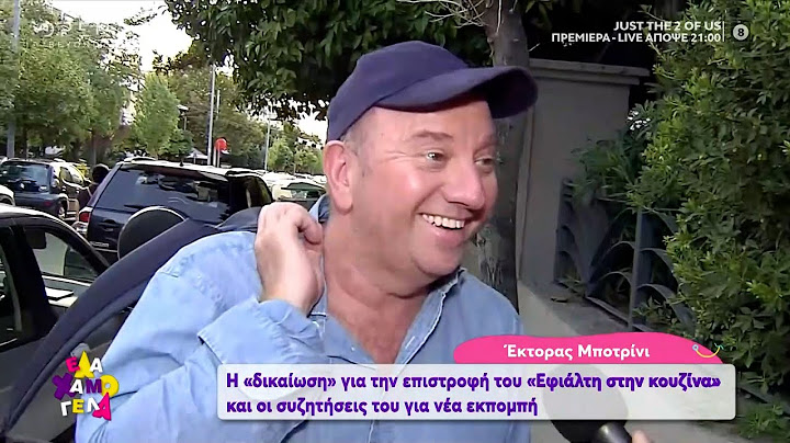 Ο Έκτορας Μποτρίνι για τον «Εφιάλτη στην κουζίνα» | Έλα Χαμογέλα! 17/10/2020 | OPEN TV