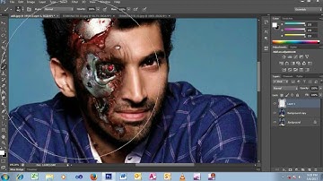 How to edit terminator, face in photohope cs6