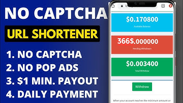 No Captcha URL Shortener 2021(100% Trusted)| Make Money Online | Work From Home | Best URL Shortener