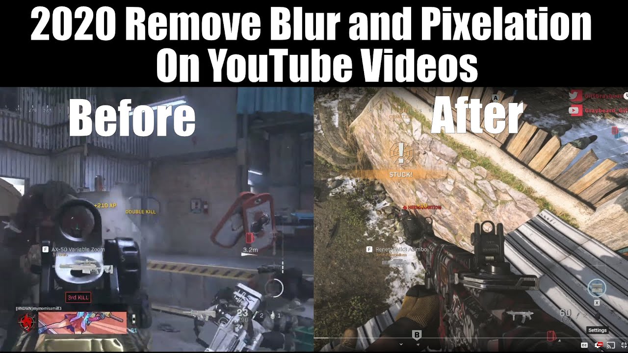 Blurry and Pixelated  Videos??!! Easy Fix 2021 