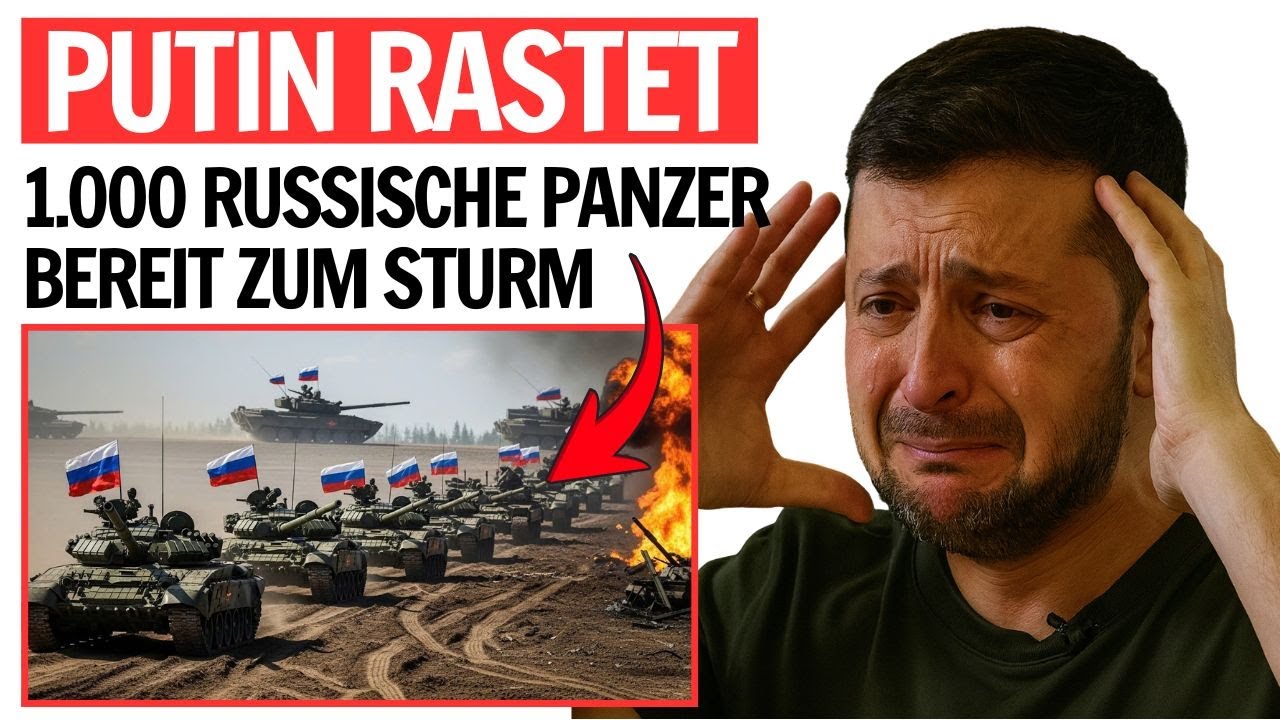 1.000 russische Panzer bereit zum Sturm – Kiew erlebt Putins bitterste Stunde
