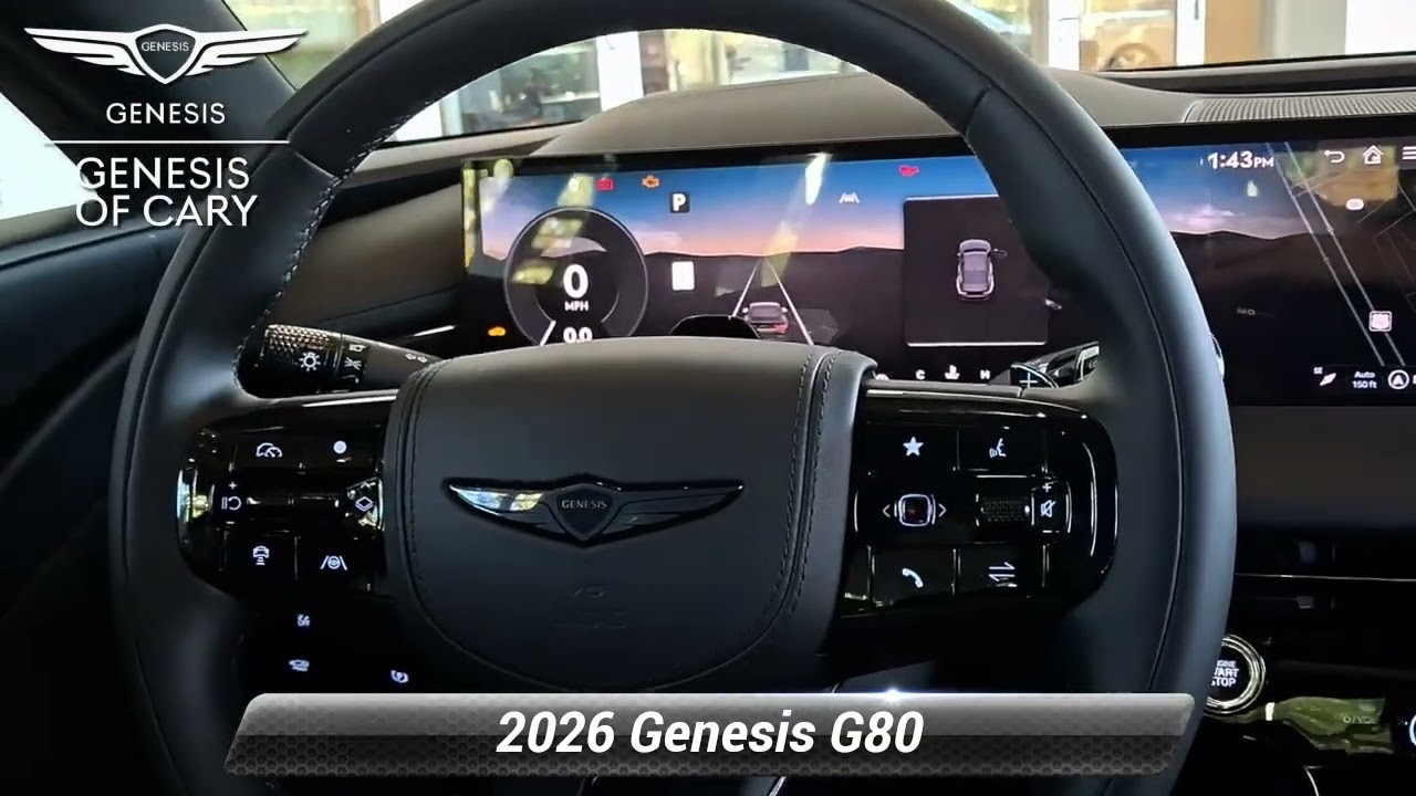New 2026 Genesis G80 3.5T Prestige Black, Cary, NC G801277
