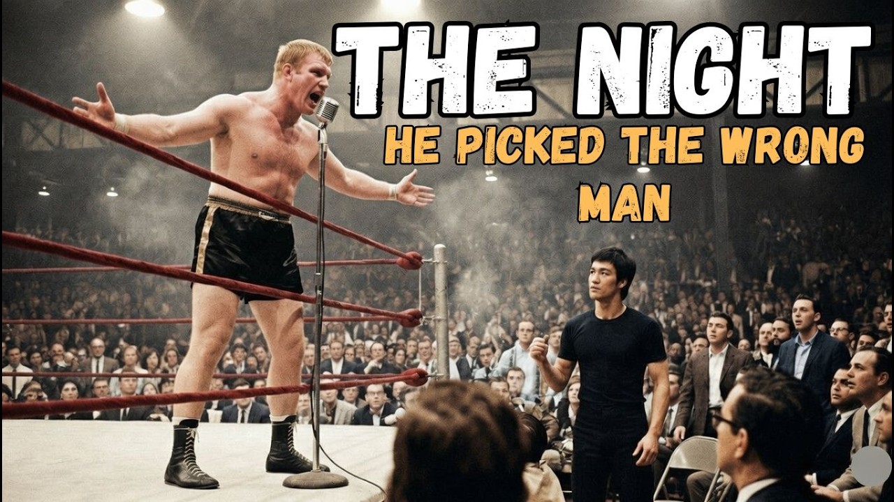 Heavyweight Boxing Champion Shouted: “No Real Fighter Here?” — Bruce Lee Stood Up
