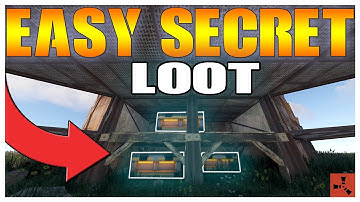 SIMPLE TRICK TO HIDE YOUR LOOT - Rust HIDDEN LOOT