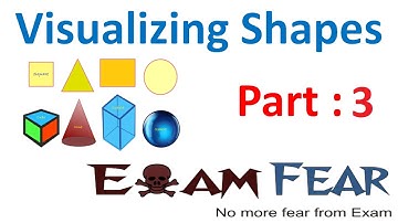 Maths Visualizing Shapes part 3 (Different views of 3D object) CBSE Class 8 Mathematics VIII