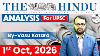 The Hindu Newspaper Analysis | 1 October 2026 | UPSC Current Affairs |PIB |StudyIQ
