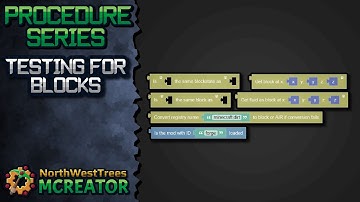 Block Testing Basics | MCreator Procedure Tutorial