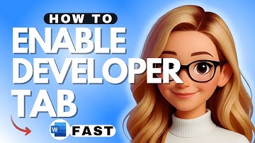 How to Enable the Developer Tab in Microsoft Word - 2025