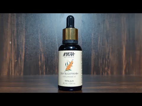 Nykaa naturals pure sea buckthorn cold pressed carrier oil review, bridal essential oil in india
