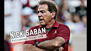 Nick Saban Press Conference following Texas A&M