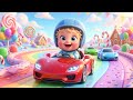 Zoom Zoom Race Car Song 🚗 | Learn 123 for Kids | Fun Baby Car Rhyme