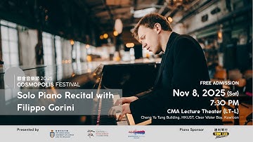 Jing Wang: Kaleidoscope, performed by Filippo Gorini at Cosmopolis Festival 2025