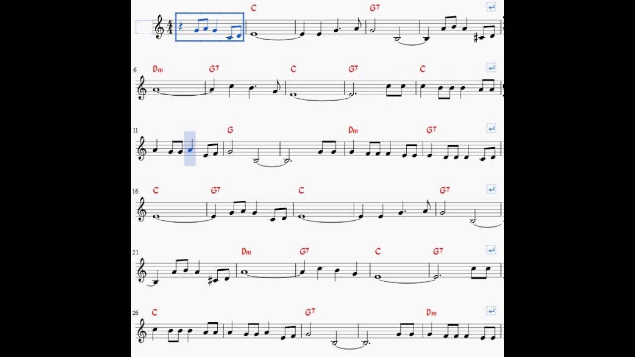 Solamente una vez - Partitura - YouTube