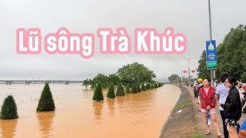 Lũ sông Trà Khúc tỉnh Quảng Ngãi 29.10.2025