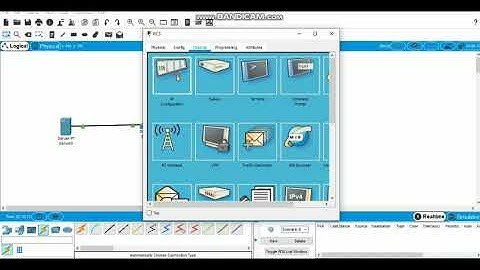 Simulasi membuat server DHCP pada jaringan dengan Server dan Router dengan cisco paket tracer