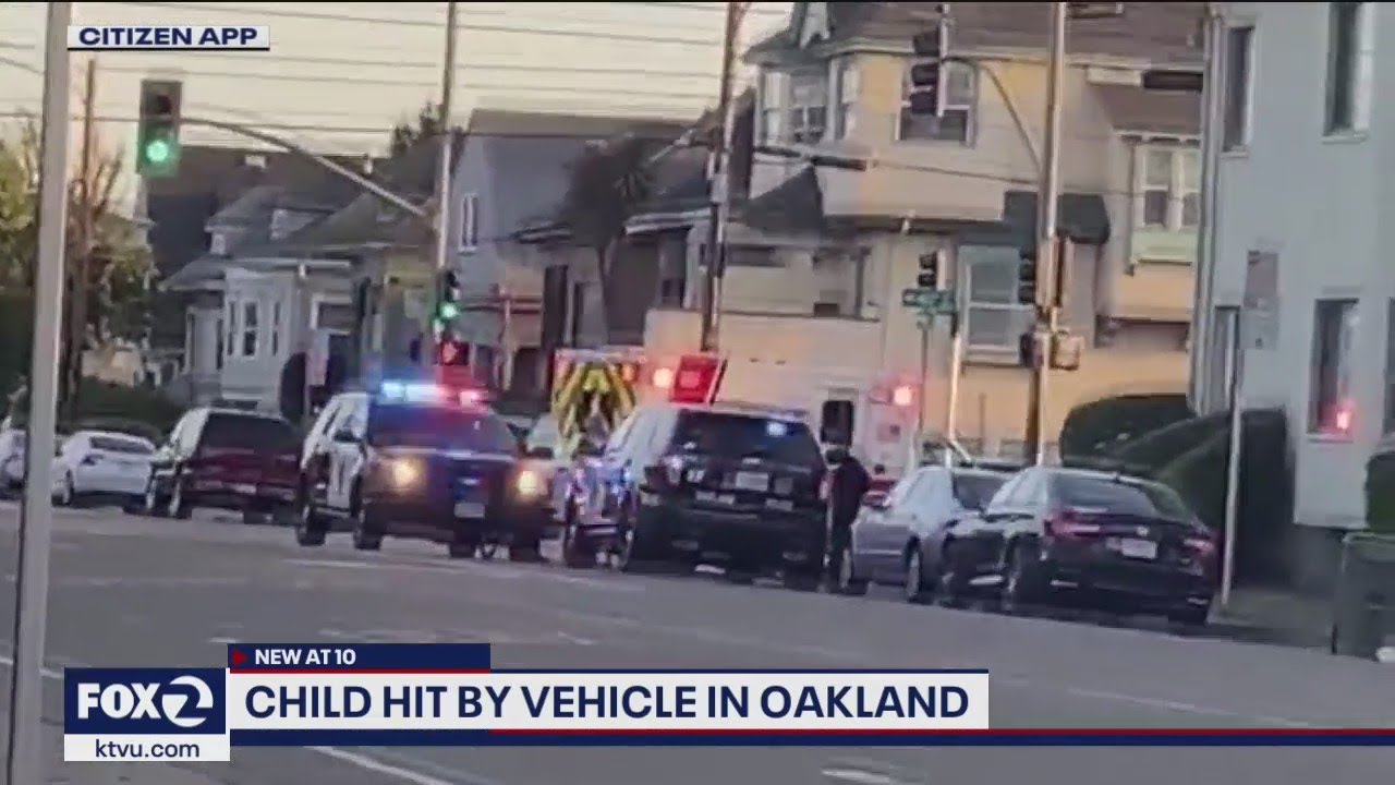 Child hit by car in Oakland - YouTube