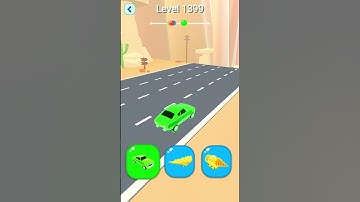Shape Shifting 2 GAMEPLAY Level No -1399 Walkthrough - New Update Car Racing #Shorts #ShapeShifting