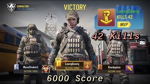 COD Mobile | 6000 Score + 42 Kill Win on Nuketown Domination!! (Call Of Duty Mobile)