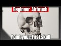 Beginner Airbrush - Paint your First Skull thumbnail