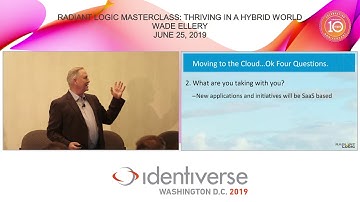 Radiant Logic Masterclass: Thriving in a Hybrid World - June 25 | Identiverse 2019