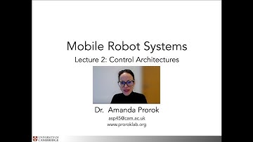 Lecture 2: Control Architectures