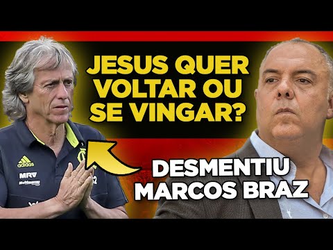 JORJE JESUS DESMENTE BRAZ E DIZ QUE QUER VOLTAR AO FLAMENGO.
