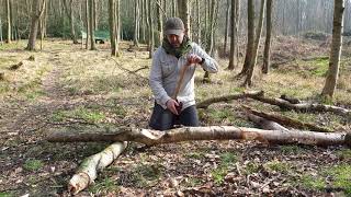 comparing a steel and stone axe