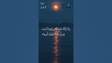 ربنا إنك جامع الناس ليوم لا ريب فيه .. تلاوة هادئة بصوت القارئ إسلام مكاوي