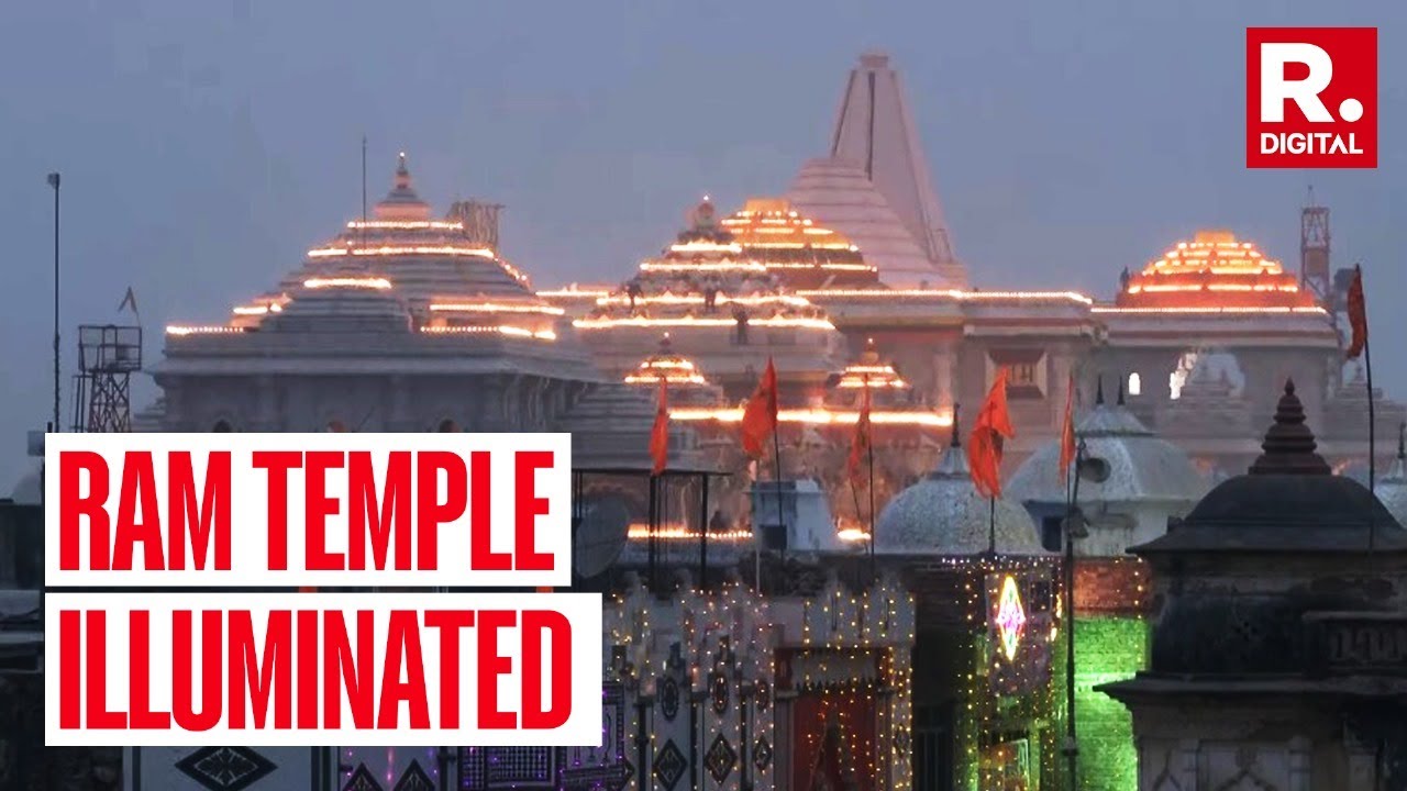 Ayodhya's Ram Temple is all decked up ahead of the grand Pran ...