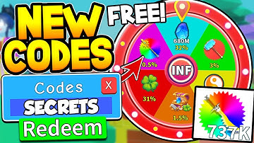 ALL 26 FREE SPIN SECRET WEAPON CODES IN WEAPON FIGHTING SIMULATOR - Roblox