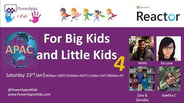 PowerApps4Kids APAC #4