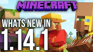 Whats New In Minecraft 1.14.1 Java Edition?