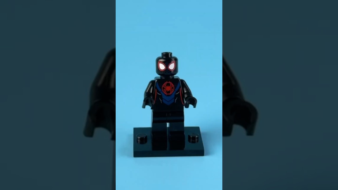 ひろかず✨ FIRST LEGO Miles Morales with DUAL HEADS! LEGO 76311 Minifigure