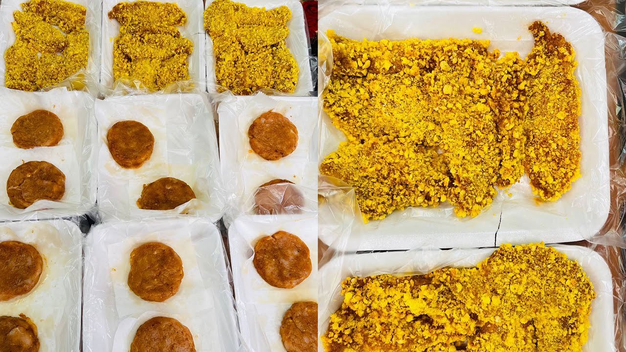 طريقة تفريز ستربس الدجاج - تفريز برجر الدجاج | سنة أولى طبخ مع الشيف آلاء الجبالي