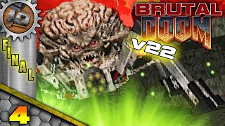 Brutal Doom v22 GamePlay Прохождение (Без Комментариев) - Часть 4 Финал Spider Mastermind