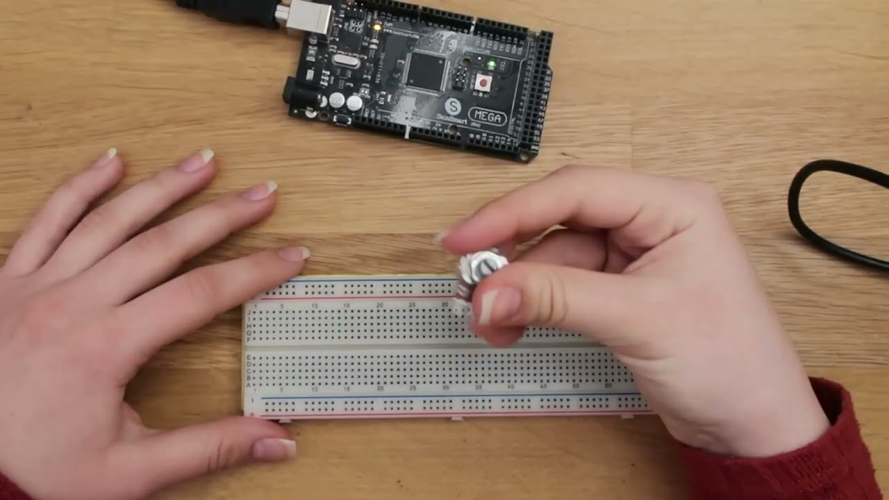 How to Read a Potentiometer with Arduino (Raw + Percent) — YouTube thumbnail