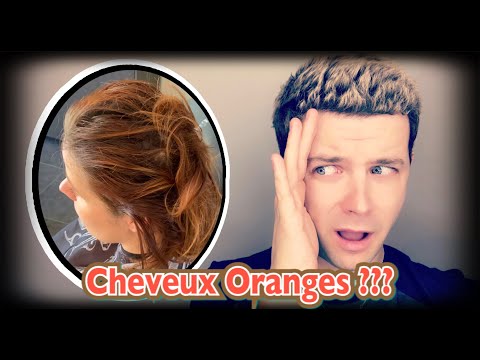 🍑 Comment enlever les reflets jaunes oranges de ses cheveux / Tone Orange Hair at home 🍑