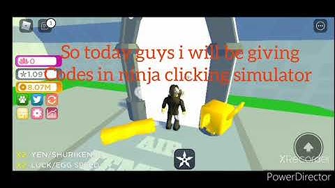 NEW CODES!! For ninja clicker simulator!