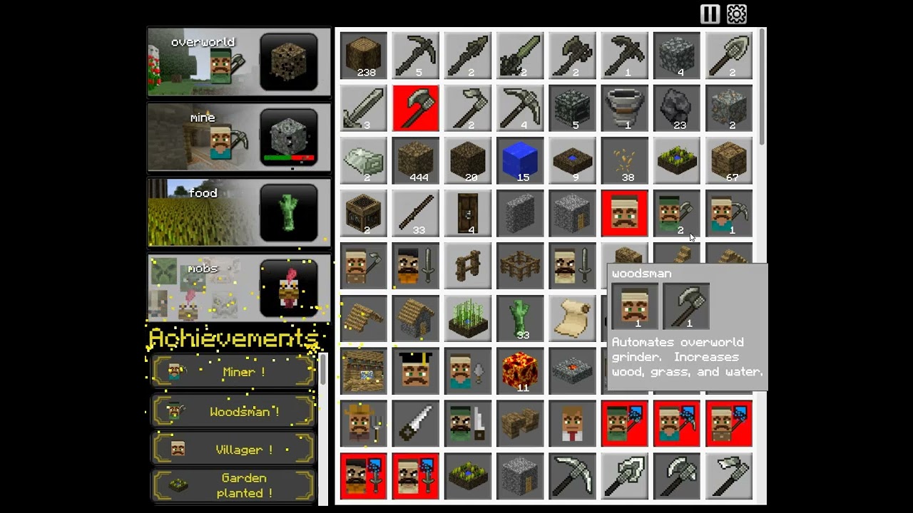 GrindCraft - Jogo Gratuito Online