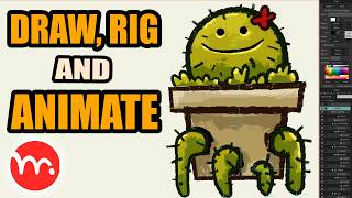 Beginner guide to Draw, Rig and Animate in Moho || 2D game Art