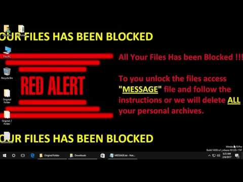 AppCheck Anti-Ransomware : Red Alert Ransomware(.locked) Block Video