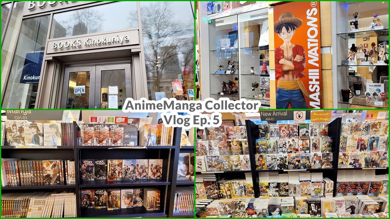 KINOKUNIYA New York City Manga Shopping Anime Figures NYC Vlog Ep 5