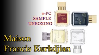 Sample Set ⋅ 4 samples of 2 ml ⋅ 4x2ml ⋅ Maison Francis Kurkdjian