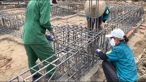 Excellent Foundation Construction Technology Using Precast Concrete Piles and Steel Beams